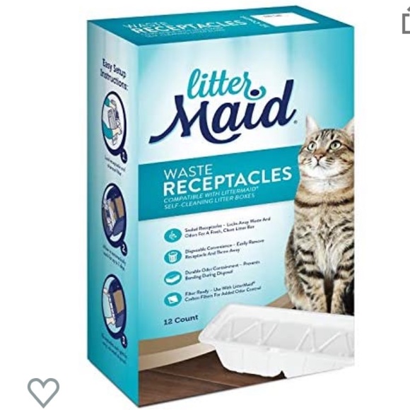 Littermaid Cat Littermaid Waste Receptacles Disposable For